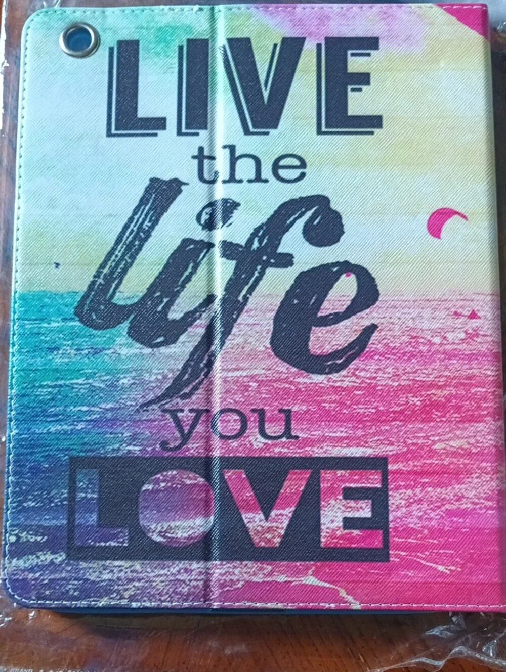 Colorful 'Live the Life You Love' Universal 10 Inch Tablet Case